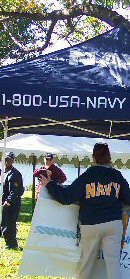 Recruiting at the Philadelphia Navy Day Regatta